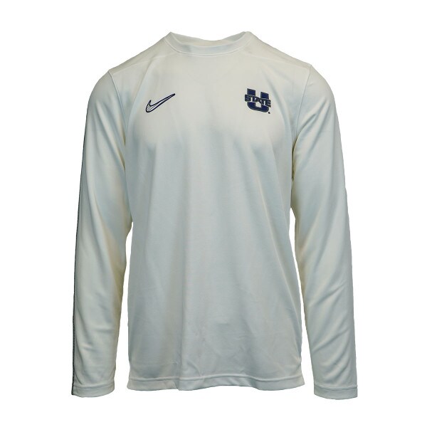 U-State Men's Nike Long-Sleeve White T-Shirt UV Dri-Fit